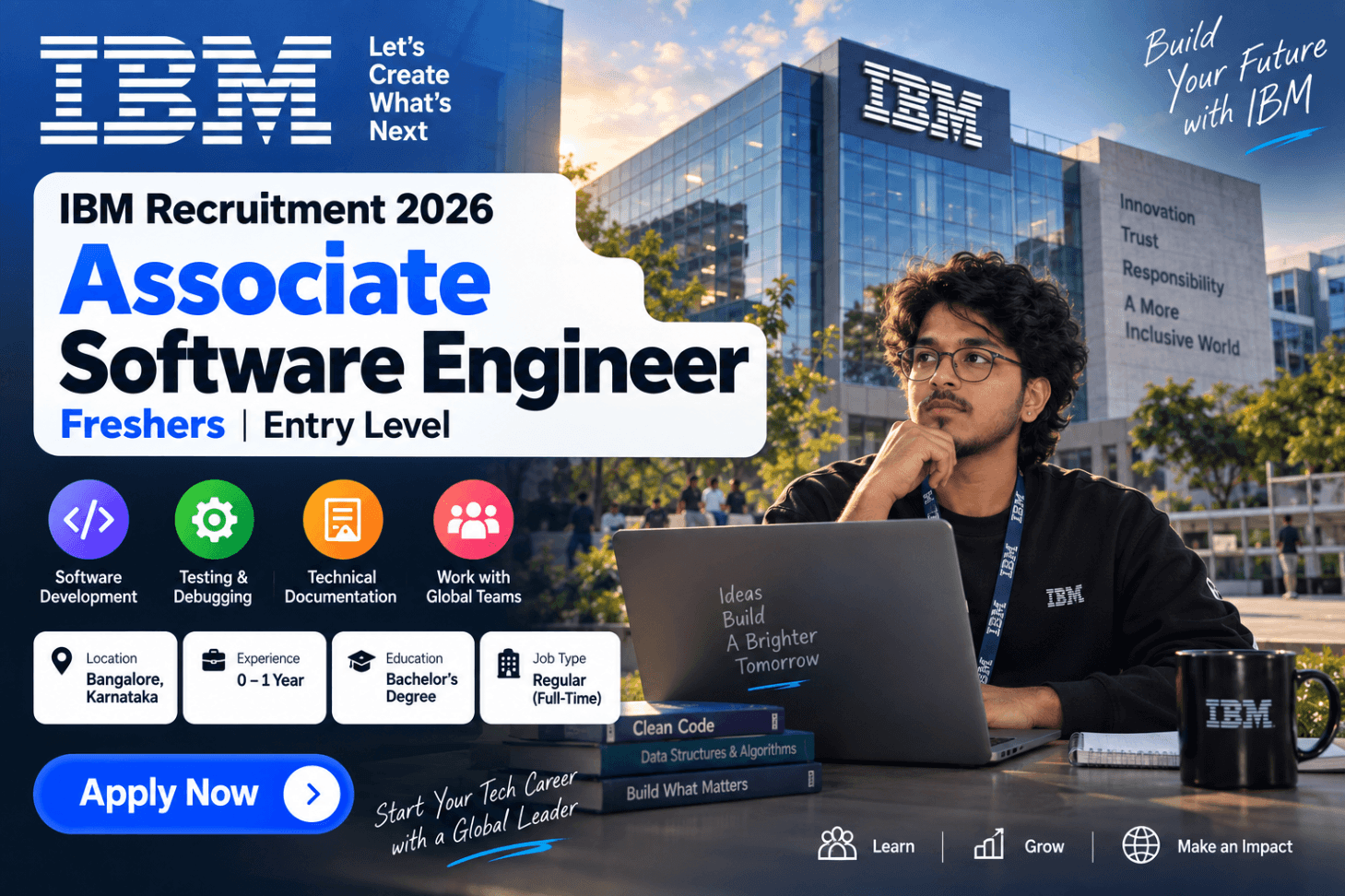 IBM Associate Software Engineer Recruitment 2026 – Freshers | Bangalore